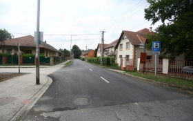 Road improvement of the Sziget utca and Meskó utca